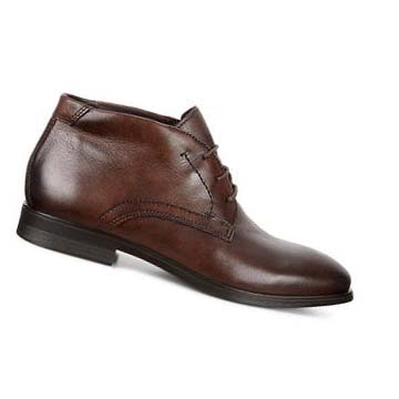 Bottes Ecco Melbourne Robe Homme Marron | FR 442DFM